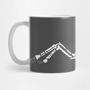 Skeleton Grave Rubbing Mug